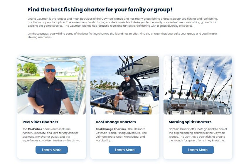 Granf Cayman Fishing Charters